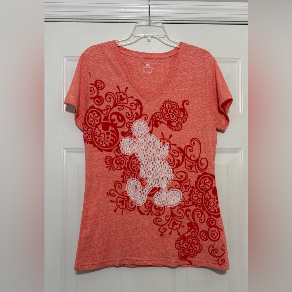 Women's Size Large Disney Parks Mickey Mouse Shirt